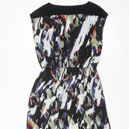 Mexx Women Multicoloured Size 12 Shift Dress Sleeveless Short