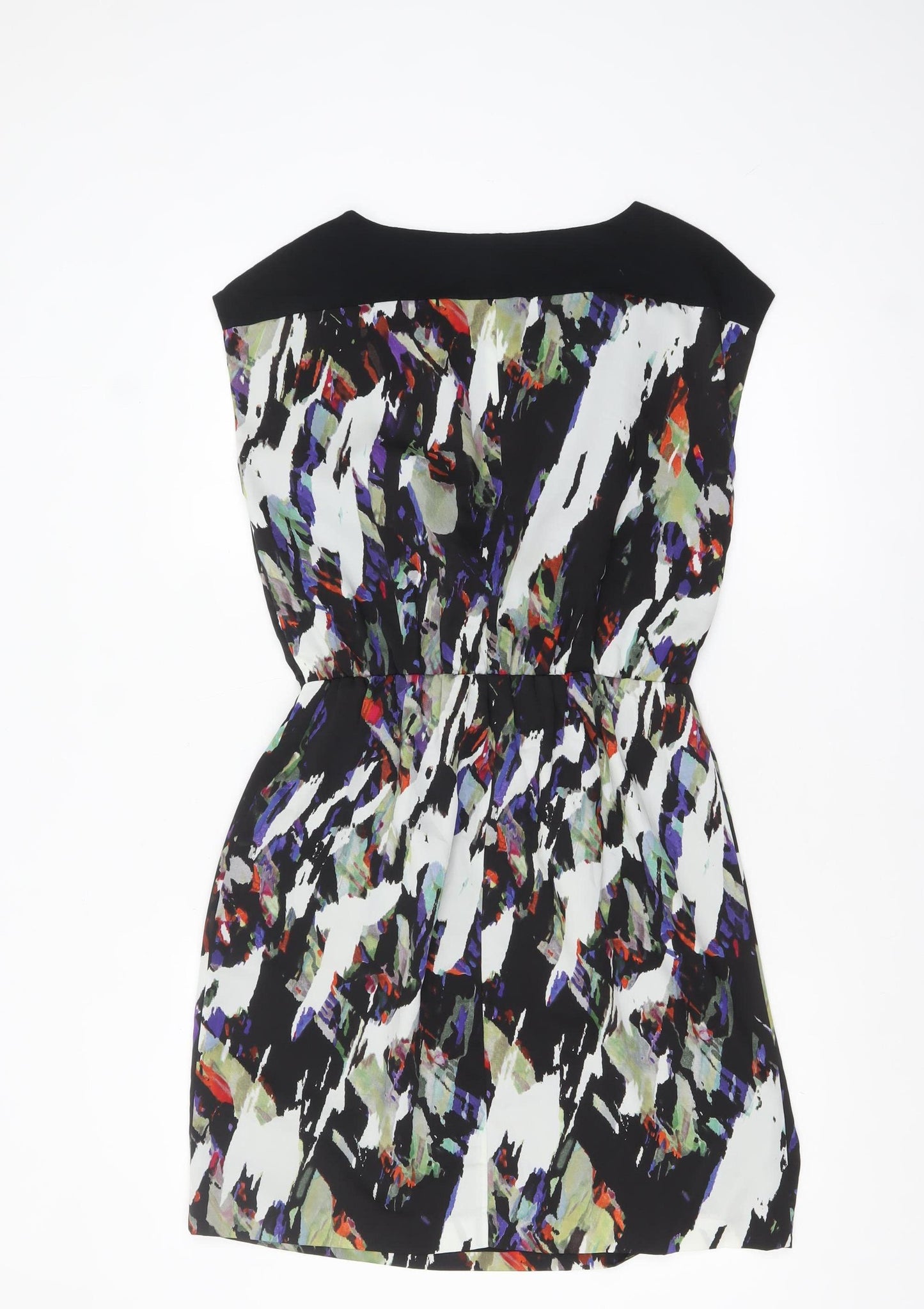 Mexx Women Multicoloured Size 12 Shift Dress Sleeveless Short