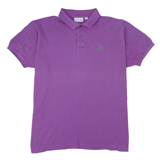 Lacoste Men's Purple Classic Fit Cotton Polo Shirt Size M