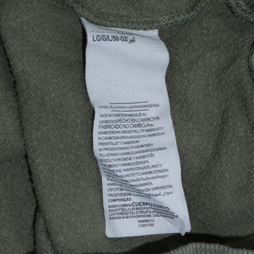 Under Armour Men's Green Pullover Hoodie L Relaxed Fit Sportswear