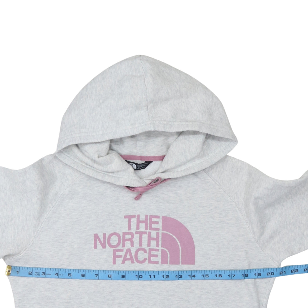 The North Face Women's Grey Pullover Hoodie Size L Regular Fit