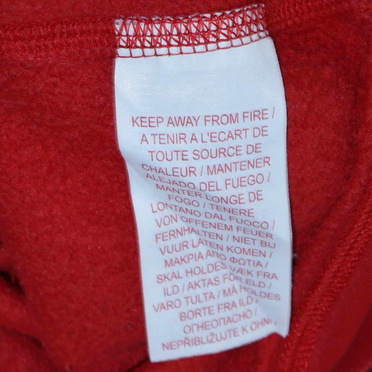 Nike Boys Red Pullover Hoodie XL 158-170cm Logo Fleece Sweatshirt
