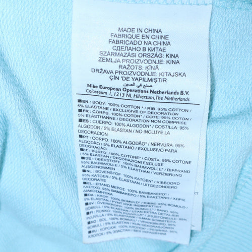 Nike Women’s Blue Crew Neck Pullover Sweatshirt Size M