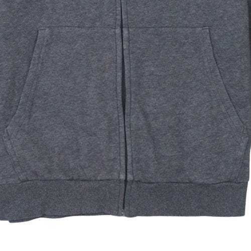 Under Armour Men's Grey Full Zip Hoodie Small Cotton Blend