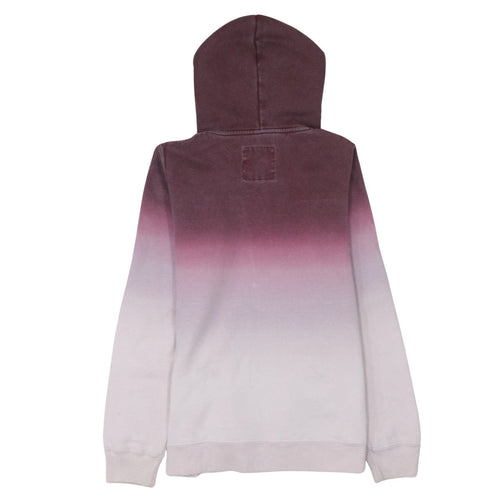 Hollister Men’s Multicoloured Pullover Hoodie Medium Fleece Logo