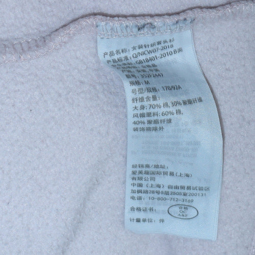 Hollister Men’s Multicoloured Pullover Hoodie Medium Fleece Logo