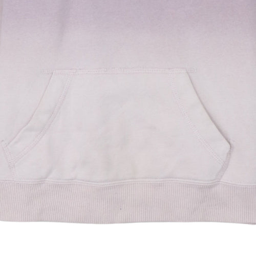 Hollister Men’s Multicoloured Pullover Hoodie Medium Fleece Logo