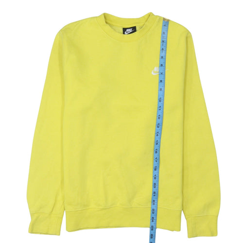 Nike Men's Yellow XS Crew Neck Pullover Sweatshirt