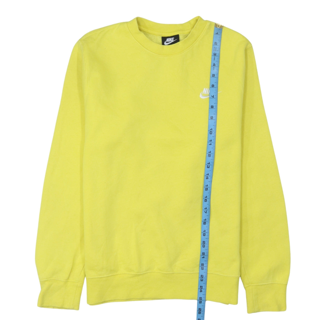 Nike Men's Yellow XS Crew Neck Pullover Sweatshirt