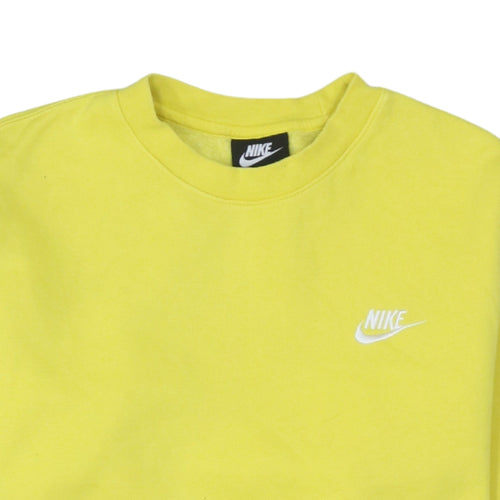 Nike Men's Yellow XS Crew Neck Pullover Sweatshirt
