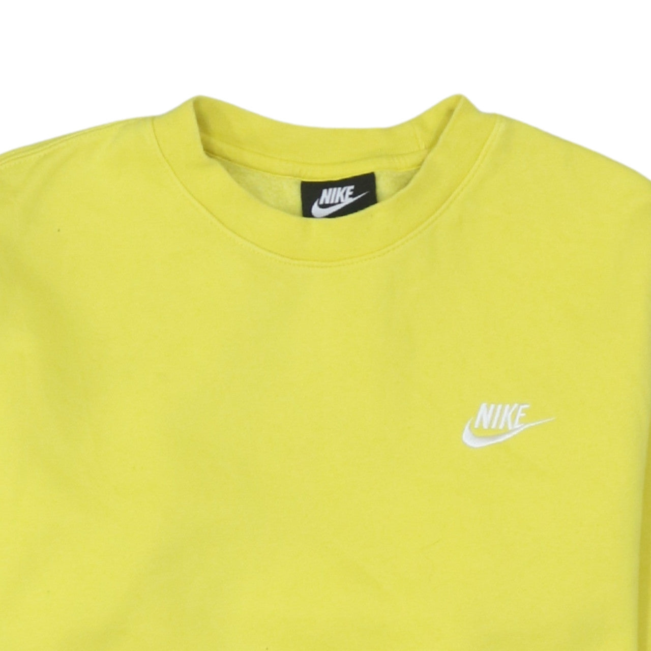 Nike Men's Yellow XS Crew Neck Pullover Sweatshirt