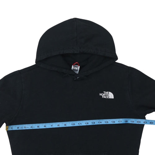 The North Face Women Black Small Pullover Hoodie Cotton Logo