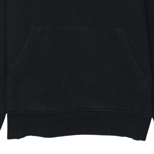 The North Face Women Black Small Pullover Hoodie Cotton Logo
