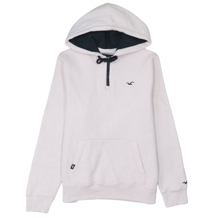 Hollister Women’s Pink Hoodie XL Pullover Drawstring Hooded Sweatshirt