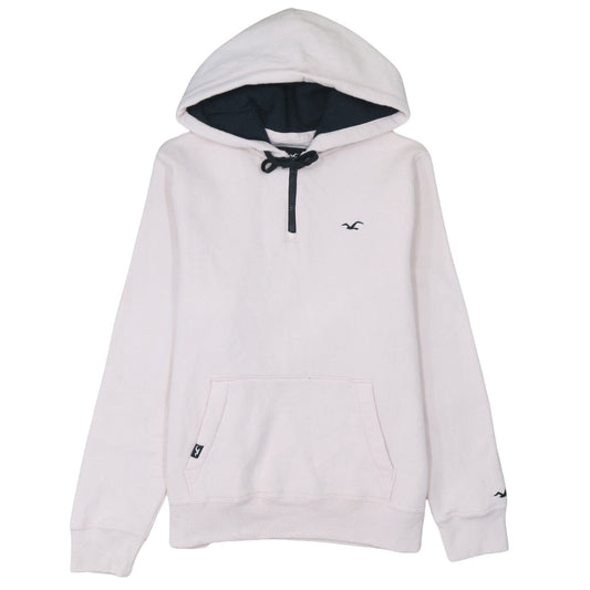 Hollister Women’s Pink Hoodie XL Pullover Drawstring Hooded Sweatshirt