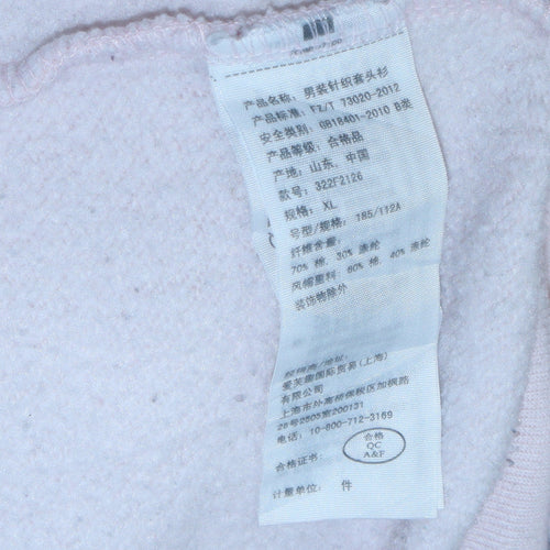 Hollister Women’s Pink Hoodie XL Pullover Drawstring Hooded Sweatshirt