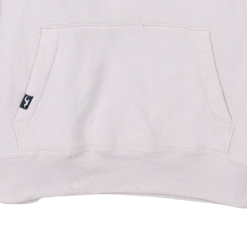 Hollister Women’s Pink Hoodie XL Pullover Drawstring Hooded Sweatshirt