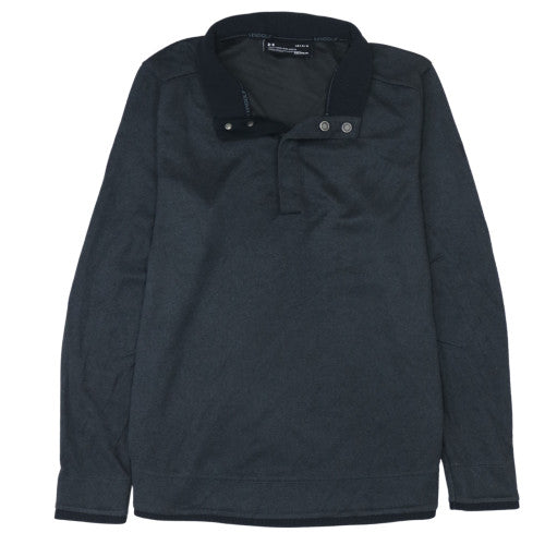 Under Armour Men’s Black Henley ColdGear Golf Sweatshirt Size L