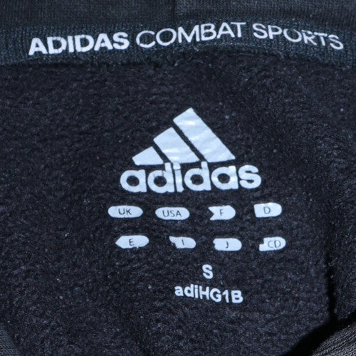 Adidas Men's Black Pullover Hoodie Size S Graphic Fleece Sweatshirt