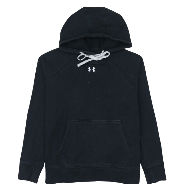 Under Armour Men's Black Pullover Hoodie Small Relaxed Fit Fleece