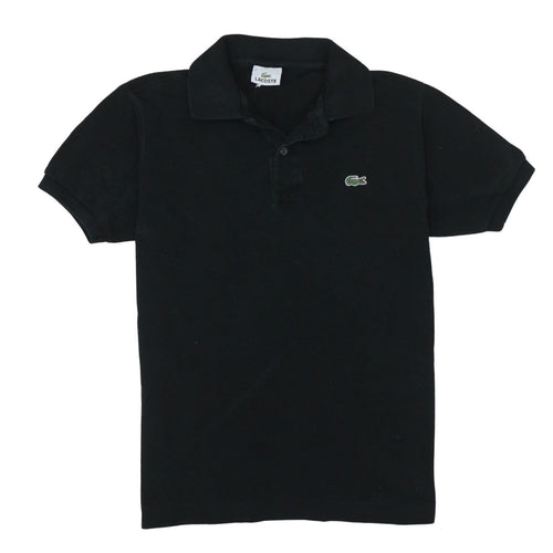 Lacoste Men’s Black Classic Fit Cotton Short Sleeve Polo M