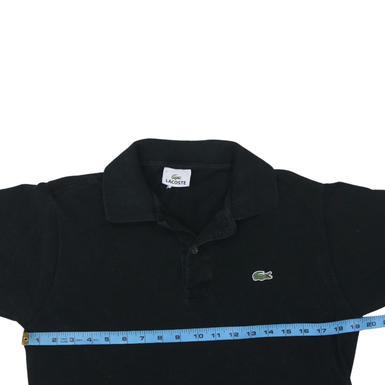 Lacoste Men’s Black Classic Fit Cotton Short Sleeve Polo M