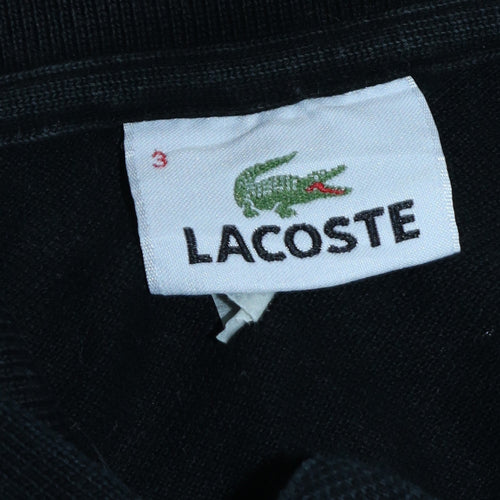 Lacoste Men’s Black Classic Fit Cotton Short Sleeve Polo M