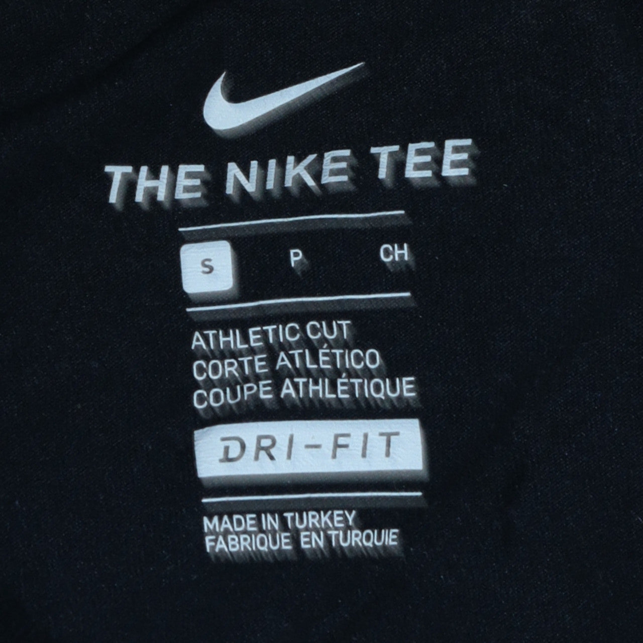 Nike Men's Black 'Shut Up and Run' Dri-FIT Athletic T-Shirt Size S