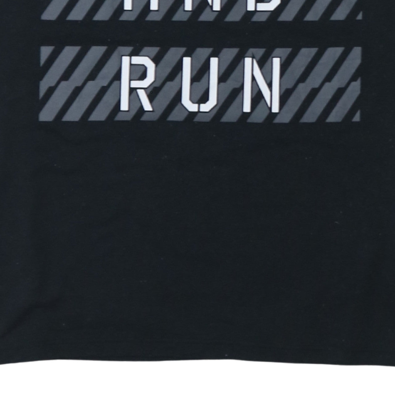 Nike Men's Black 'Shut Up and Run' Dri-FIT Athletic T-Shirt Size S