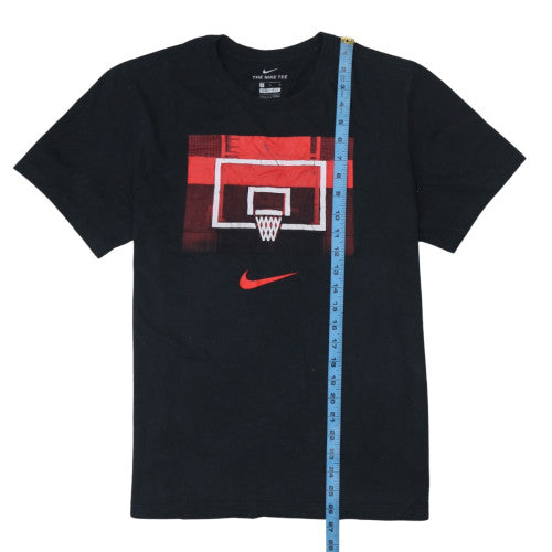 Nike Men's Black Dri-Fit Basketball Graphic T-Shirt M