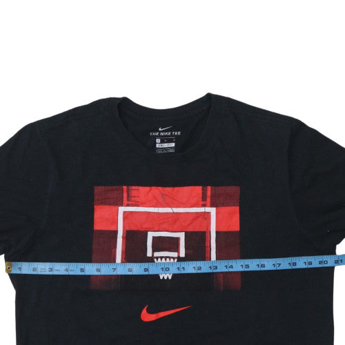 Nike Men's Black Dri-Fit Basketball Graphic T-Shirt M