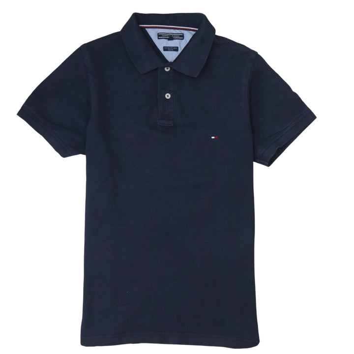 Tommy Hilfiger Men Blue Slim Fit Cotton Polo Shirt M