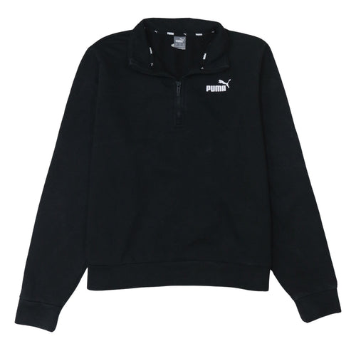 Puma Women’s Black 3XL 1/4 Zip Pullover Sweatshirt Fleece