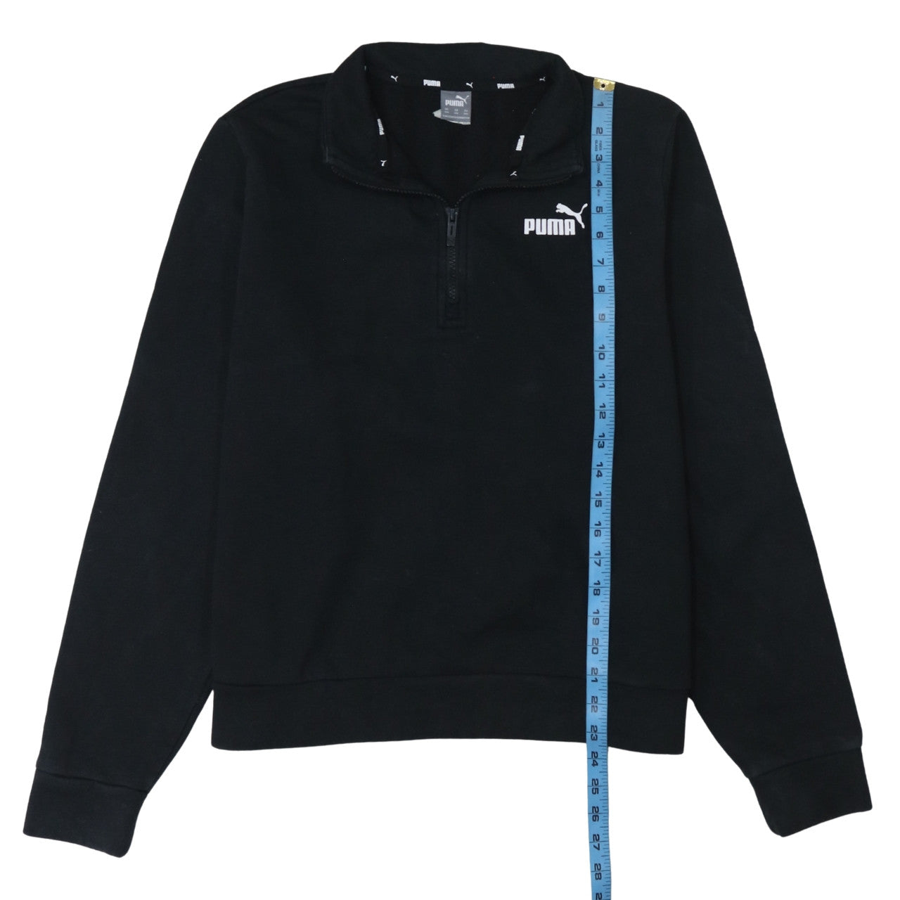 Puma Women’s Black 3XL 1/4 Zip Pullover Sweatshirt Fleece