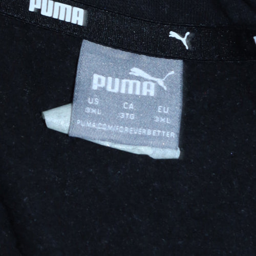 Puma Women’s Black 3XL 1/4 Zip Pullover Sweatshirt Fleece