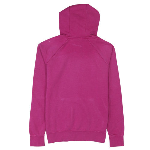 Nike Women's Pink Pullover Hoodie Small Logo Sweatshirt