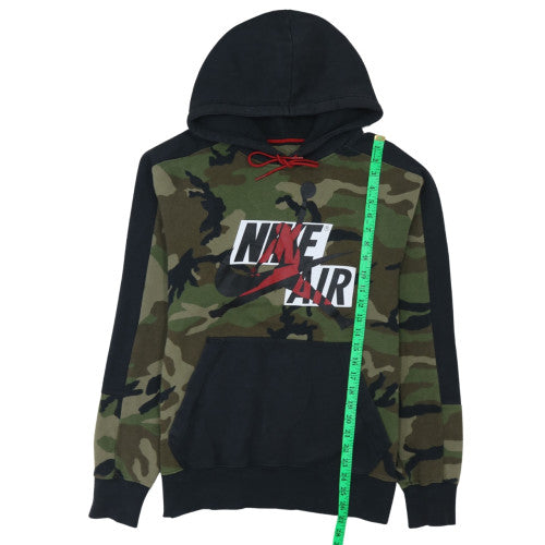 Nike Mens Green Camouflage Air Pullover Hoodie Size L