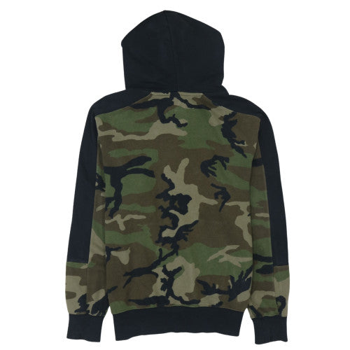 Nike Mens Green Camouflage Air Pullover Hoodie Size L