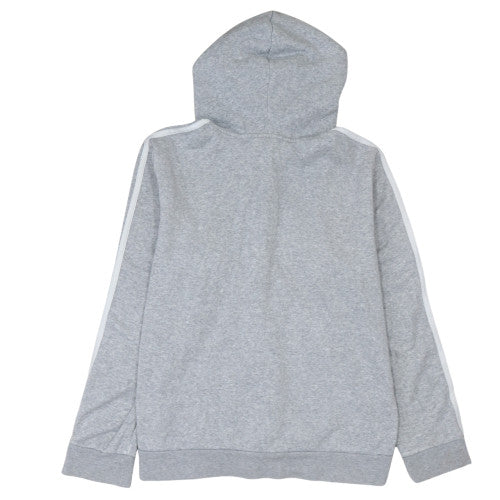 Adidas Womens Grey Full Zip Hoodie XL 20-22 Hooded Sweatshirt