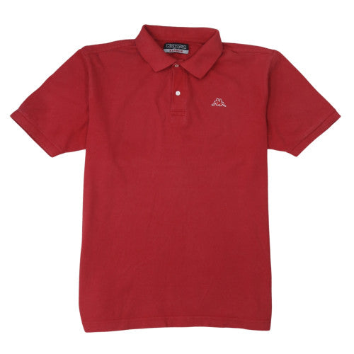 Kappa Men's Red XL Cotton Polo Shirt Short Sleeve Casual Top