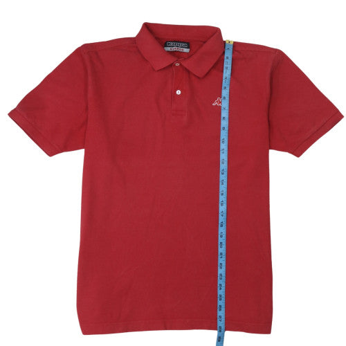 Kappa Men's Red XL Cotton Polo Shirt Short Sleeve Casual Top