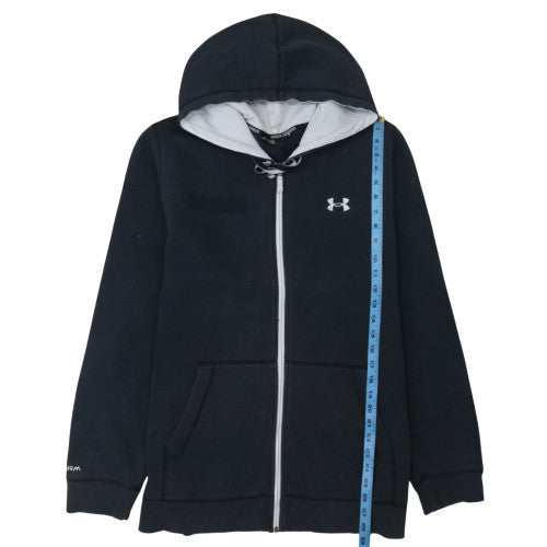 Under Armour Men's Black XL Full Zip Hoodie Fleece Sportswear