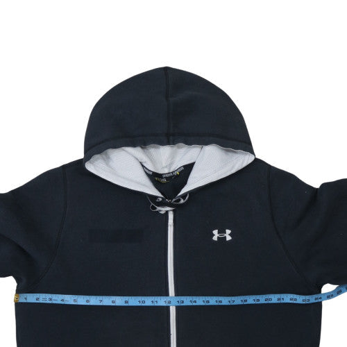 Under Armour Men's Black XL Full Zip Hoodie Fleece Sportswear