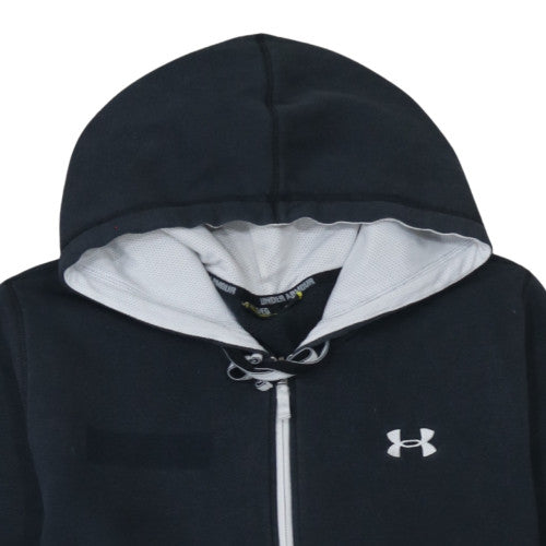 Under Armour Men's Black XL Full Zip Hoodie Fleece Sportswear