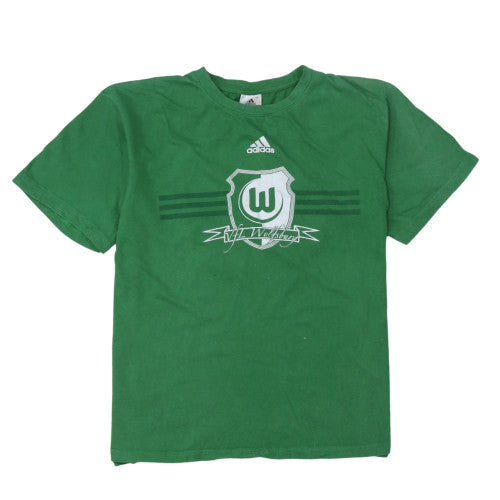 Adidas Men’s Green VfL Wolfsburg Football Graphic T-Shirt M