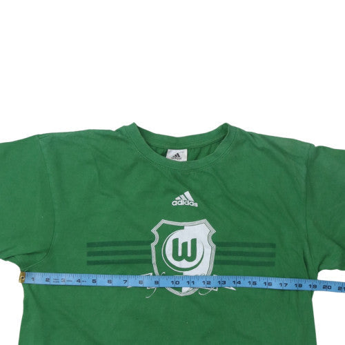 Adidas Men’s Green VfL Wolfsburg Football Graphic T-Shirt M
