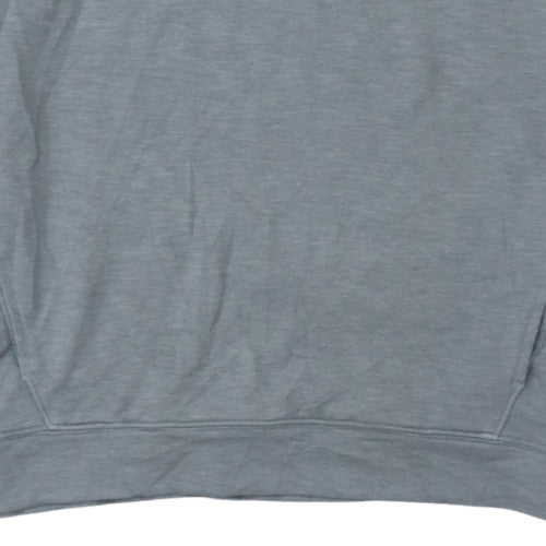 Under Armour Men's Grey L Pullover Hoodie Lightweight High Neck