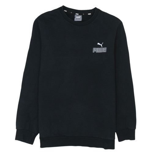 Puma Men's Black Crew Neck Pullover Sweatshirt M