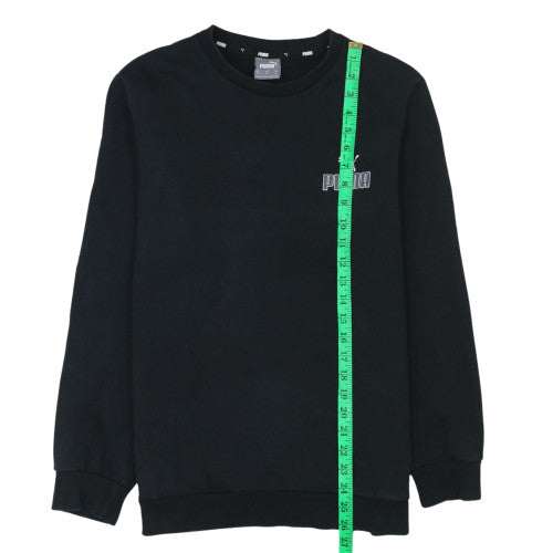 Puma Men's Black Crew Neck Pullover Sweatshirt M