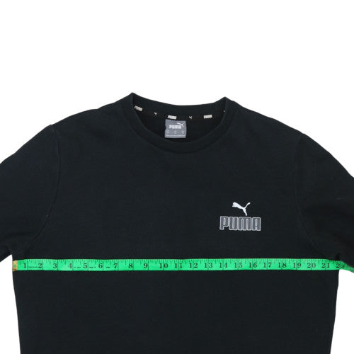 Puma Men's Black Crew Neck Pullover Sweatshirt M